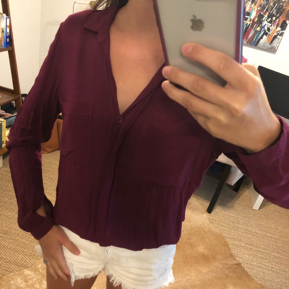 Bella Dahl high low blouse